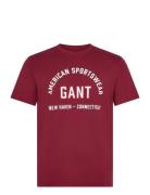 Printed Graphic Ss T-Shirt GANT Red