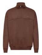 Half Zip Tommy Hilfiger Brown