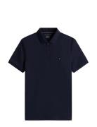 Performance Pique Zip Polo Tommy Hilfiger Navy