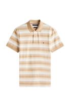 Stripe Structure Reg Polo Tommy Hilfiger Beige
