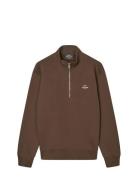Standard Half Zip Logo Sweat Mads Nørgaard Brown