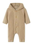 Nbnolly Ls Knit Wholesuit Name It Beige