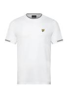 Birdseye Half Tipped T-Shirt Lyle & Scott White