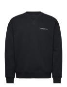 Script Brushback Crew Neck Sweatshirt Lyle & Scott Navy