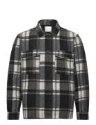 Brushed Check Overshirt Lindbergh Patterned
