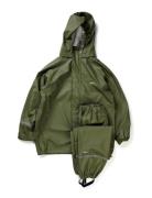 Basic Rainwear Set -Solid Pu CeLaVi Green