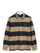 Reg Chambray Stripe Heavy Rugger GANT Beige