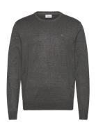 Ecovero L/S O-Neck Knit Lindbergh Grey