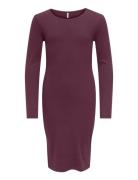 Kogbelfast Life L/S Midi Dress Jrs Noos Kids Only Burgundy