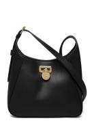 Leather Small Tanner Shoulder Bag Lauren Ralph Lauren Black
