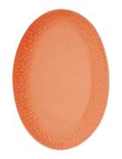 Confetti Oval Dish W/Relief 1 Pcs. Giftbox Aida Orange