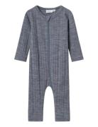Nbmwang Wool Needle Nightsuit Solid Noos Name It Grey