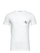 Core Monologo Pocket Slim Tee Calvin Klein Jeans White