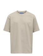 Osjfred Life Rlx Ss Tee Jrs Noos ONLY & SONS Beige