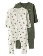 Nbmnightsuit 2P Zip Ff Robot Noos Name It Khaki