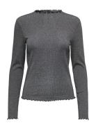 Onlemma Life Ls Glitter Top Jrs Noos ONLY Grey