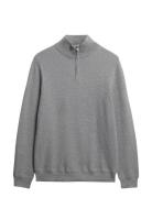 Lw Cotton Texture Half Zip Superdry Grey