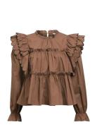 Objhope L/S Top Div Object Brown