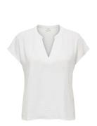 Jdylion Life S/S Top Wvn Noos JDY White