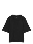 Vmsilje 2/4 O-Nck Over Pull Ga Noos Vero Moda Black