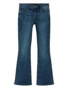 Nlfbli Dnm Lw S Flared Pant Noos LMTD Blue