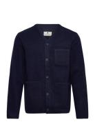 Aksigurd Boiled Wool Overshirt Anerkjendt Navy