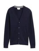 Cotton Cashmere Cardigan Tom Tailor Navy