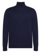 Ls Merino Mock Neck Swtr Calvin Klein Navy