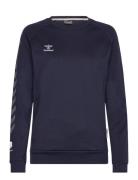 Hmlmove Grid Cotton Sweatshirt Woma Hummel Navy