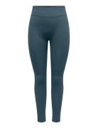 Onpjaia Hw Seam Tights Noos Only Play Navy
