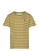 Ola Junior Chrome Badge T-Shirt Gots WOOD WOOD Patterned