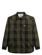 Borg Check Overshirt Superdry Green
