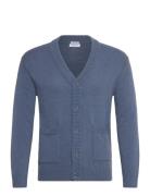 Lambswool Button Cardigan Lindbergh Blue