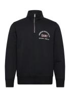 Printed Graphic Half Zip GANT Black
