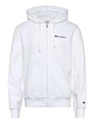 Full Zip Hoodie Sweatshirt Champion White