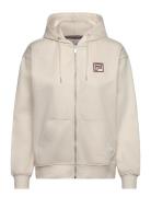 Lagrio Loose Zip Hoodie FILA Cream