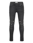 Trousers Denimjersey Sara Knee Lindex Black