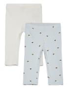 Leggings Bumblebee Nb 2 Pack Lindex Blue