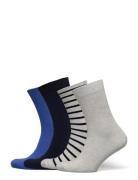Sock 4 P Stripe And Colour Lindex Navy
