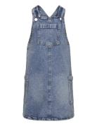 Dress Denim Bib Classic Lindex Blue