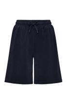 Shorts Solid Terry Lindex Navy