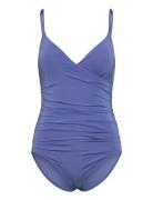 Swimsuit Jess Shaping Lindex Blue