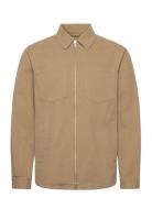 Overshirt W. Zipper Revolution Beige