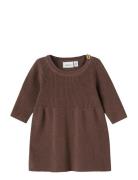 Nbfolivina Ls Knit Dress Name It Brown