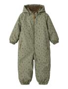Nmmlasnow10 Snowsuit Aop Fo Lil Lil'Atelier Khaki