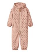 Nmflasnow10 Snowsuit Aop Fo Lil Lil'Atelier Pink