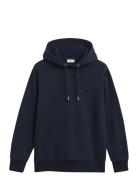 Reg Tonal Shield Hoodie GANT Blue