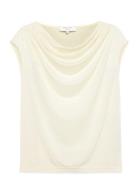 Rwbiarritz Ss Waterfall T-Shirt Rosemunde Beige