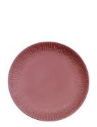Confetti Dinner Plate W/Relief 1 Pcs Giftbox Aida Burgundy