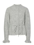 Yasthellis Ls Knit Cardigan S. YAS Grey